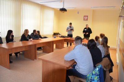 Wizyta studentów w Placówce SG w Zakopanem
