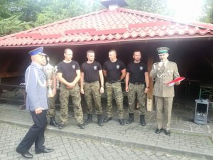 Funkcjonariusze KaOSG podczas Rajdu #8