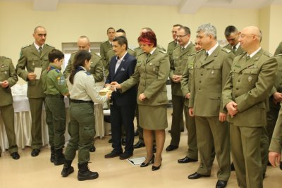 Życzenia przy wigilijnym stole w KaOSG #19