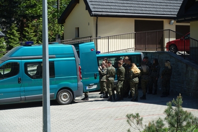Młodzi adepci Straży Granicznej szkolili się w Zakopanem