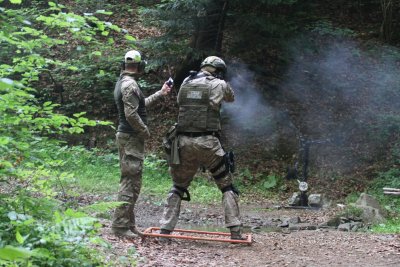 Antyterroryści z Placówki SG w Krakowie - Balicach - fot. Mateusz MULTARZYŃSKI 