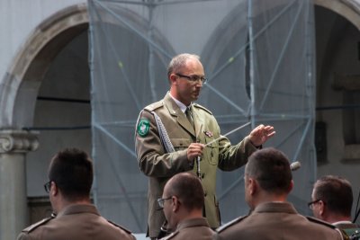 Orkiestra Reprezentacyjna SG podczas Festiwalu „Wawel o zmierzchu”