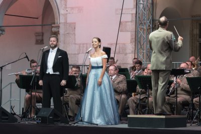 Orkiestra Reprezentacyjna SG podczas Festiwalu „Wawel o zmierzchu”