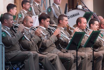 Orkiestra Reprezentacyjna SG podczas Festiwalu „Wawel o zmierzchu”