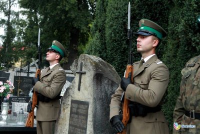 Funkcjonariusze KaOSG podczas obchodów związanych z 79. rocznicą napaści Niemiec i agresji ZSRR na Polskę