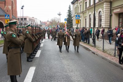 Odsłonięcie pomnika marszałka Józefa Piłsudskiego