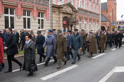 Odsłonięcie pomnika marszałka Józefa Piłsudskiego