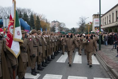 Odsłonięcie pomnika marszałka Józefa Piłsudskiego