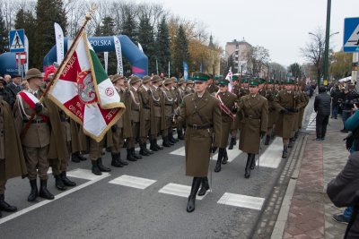 Odsłonięcie pomnika marszałka Józefa Piłsudskiego