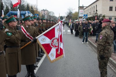 Odsłonięcie pomnika marszałka Józefa Piłsudskiego