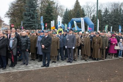 Odsłonięcie pomnika marszałka Józefa Piłsudskiego