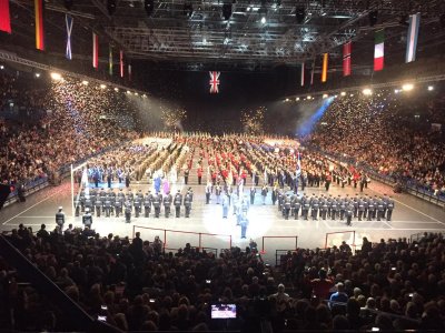 Orkiestra Reprezentacyjna SG na festiwalu muzycznym BIRMINGHAM INTERNATIONAL TATTO 