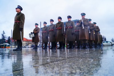 Funkcjonariusze Karpackiego Oddziału Straży Granicznej przed Grobem Nieznanego Żołnierza #8 