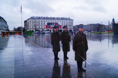 Funkcjonariusze Karpackiego Oddziału Straży Granicznej przed Grobem Nieznanego Żołnierza #13 