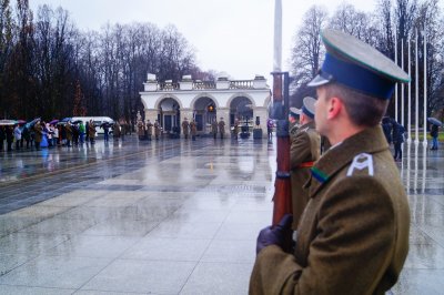 Funkcjonariusze Karpackiego Oddziału Straży Granicznej przed Grobem Nieznanego Żołnierza #19 