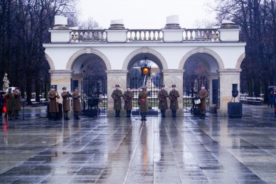 Funkcjonariusze Karpackiego Oddziału Straży Granicznej przed Grobem Nieznanego Żołnierza #20 