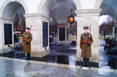 Funkcjonariusze Karpackiego Oddziału Straży Granicznej przed Grobem Nieznanego Żołnierza #26 