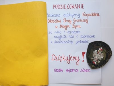 Wizyta dzieci w Straży Granicznej - fot. ŁP 