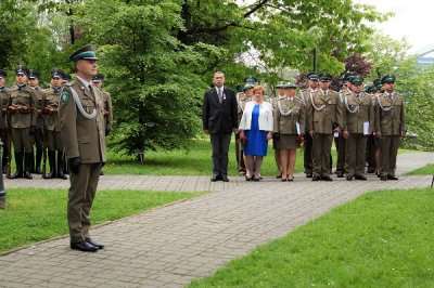 Uroczyste pożegnanie ze służbą Komendanta Placówki SG w Tarnowie