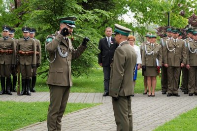 Uroczyste pożegnanie ze służbą Komendanta Placówki SG w Tarnowie