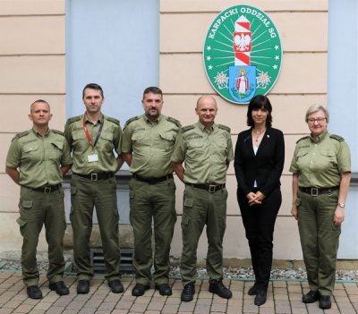 Wizyta Oficera Łącznikowego Policji Republiki Federalnej Niemiec w siedzibie KaOSG