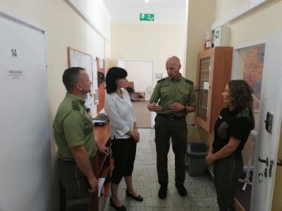 Wizyta Oficera Łącznikowego Policji Republiki Federalnej Niemiec w PSG w Tarnowie