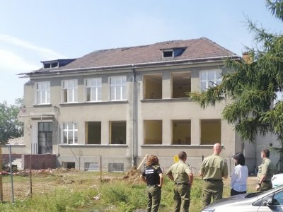 Wizyta Oficera Łącznikowego Policji Republiki Federalnej Niemiec na terenie inwestycji w Tarnowie