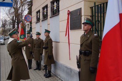 Uroczyste odsłonięcie tablicy pamiątkowej Marszałka Józefa Piłsudskiego