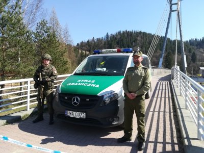 Funkcjonariusze KaOSG ochraniają granicę polsko-słowacką