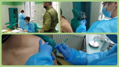 Rozpoczęły się szczepienia funkcjonariuszy KaOSG
