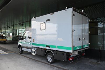 Placówka SG w Krakowie-Balicach ma nowy ambulans pirotechniczny