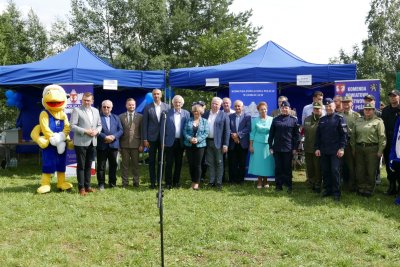 Funkcjonariusza Karpackiego Oddziału Straży Granicznej na pikniku w Kielcach oraz Gorlicach.