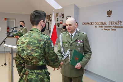 Podwójna uroczystość w Karpackim Oddziale Straży Granicznej
