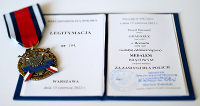 Medal dla Komendanta Placówki SG w Tarnowie