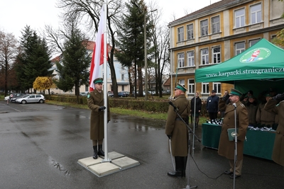 W Karpackim Oddziale Straży Granicznej uczczono 104. rocznicę odzyskania przez Polskę niepodległości