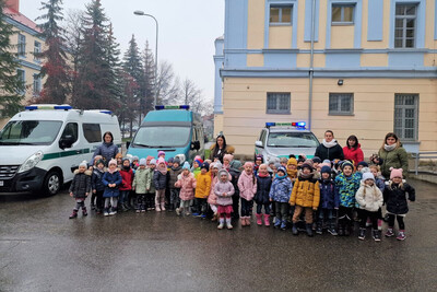 Kolejna wizyta przedszkolaków w siedzibie Karpackiego Oddziału Straży Granicznej 