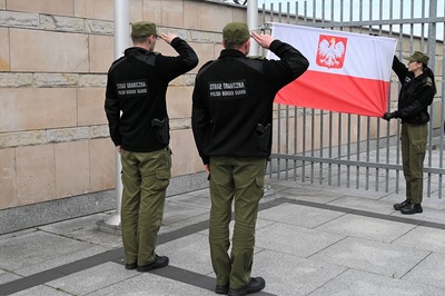 Dzień Flagi RP w Placówce SG w Krakowie-Balicach