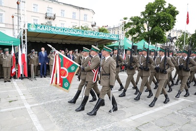 Karpacki Oddział SG uczcił Święto Straży Granicznej w Kielcach 