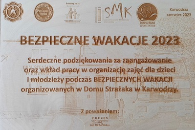 "Bezpieczna Wakacje" z funkcjonariuszami PSG w Tarnowie 