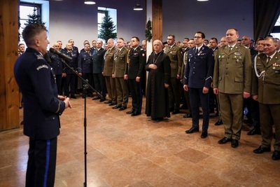 Czas życzeń i spotkań opłatkowych w Karpackim Oddziale Straży Granicznej/ fot. swietokrzyska.policja.gov.pl