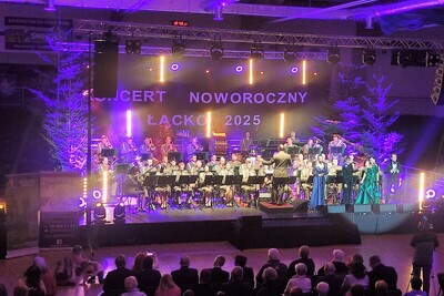 XXXI Noworoczny Koncert Orkiestry Reprezentacyjnej Straży Granicznej   fot. facebook.com/ Gminny Ośrodek Kultury w Łącku