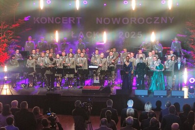 XXXI Noworoczny Koncert Orkiestry Reprezentacyjnej Straży Granicznej   fot. facebook.com/ Gminny Ośrodek Kultury w Łącku