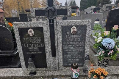 Grób ppłk. Tadeusza Semika, obrońcy Węgierskiej Górki