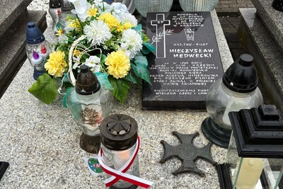 Grób kapitana pilota Mieczysława Medweckiego